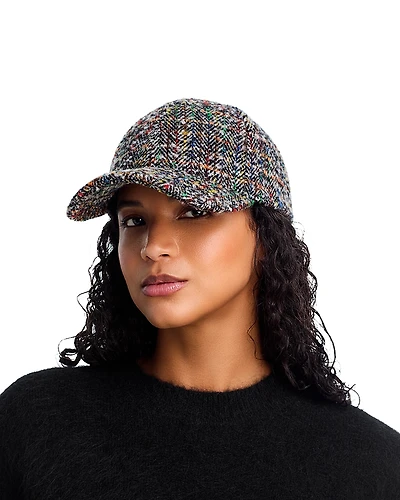 V Fraas Tweed Baseball Hat - Exclusive