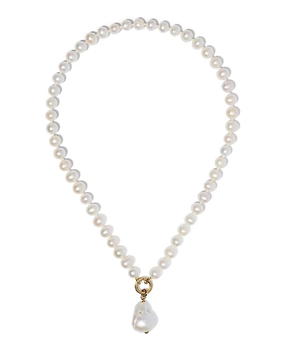 Nadri Poppy Cultured Freshwater Pearl Pendant Necklace, 18