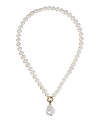 Nadri Poppy Cultured Freshwater Pearl Pendant Necklace, 18