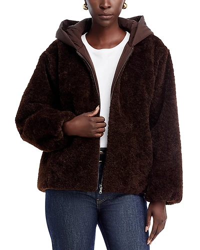 Kobi Halperin Ilyssa Hooded Faux Fur Jacket