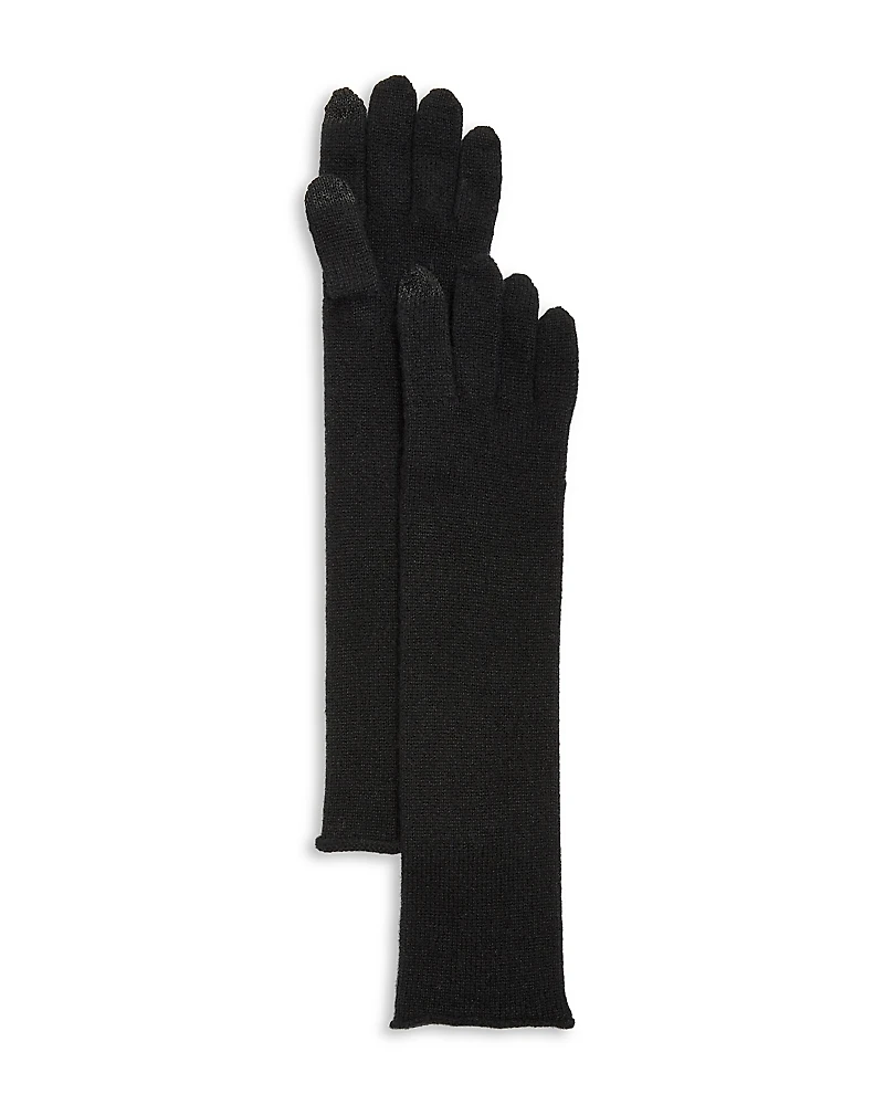 C by Bloomingdale's Cashmere Angelina Knit Tech Gloves - Exclusive