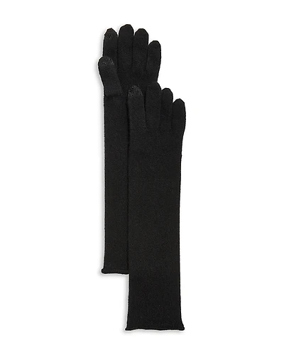 C by Bloomingdale's Cashmere Angelina Knit Tech Gloves - Exclusive