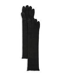 C by Bloomingdale's Cashmere Angelina Knit Tech Gloves - Exclusive
