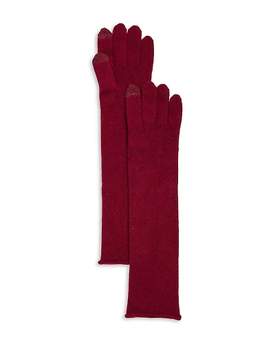 C by Bloomingdale's Cashmere Angelina Knit Tech Gloves - Exclusive
