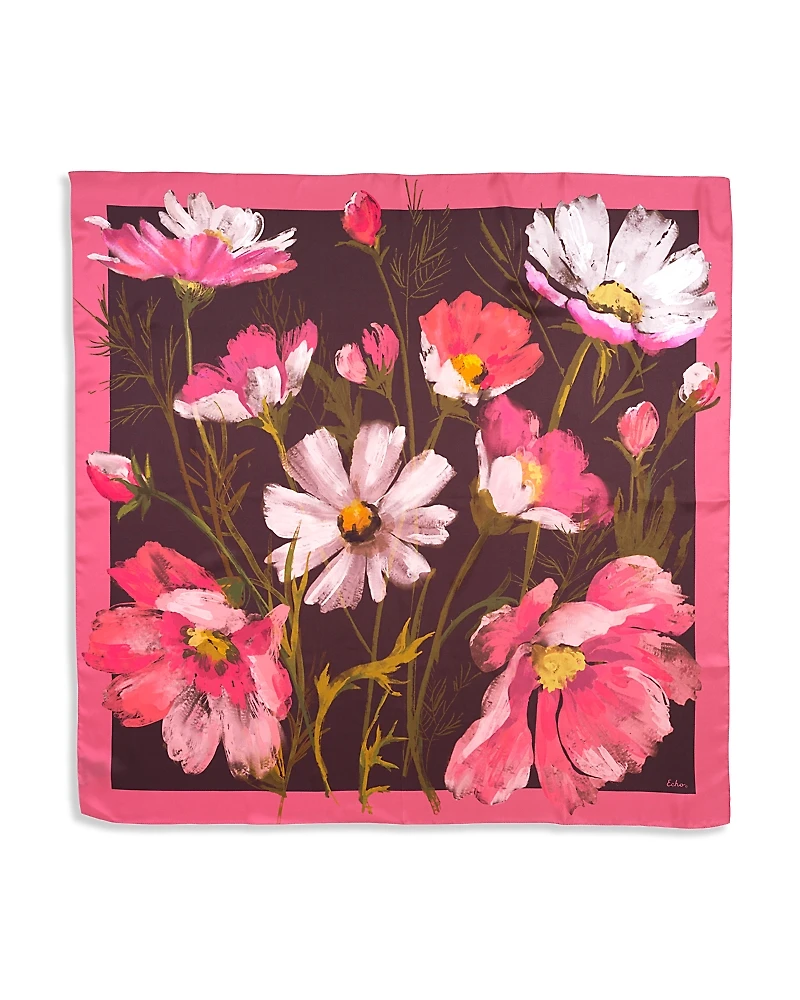 Echo Cosmos Silk Square Scarf