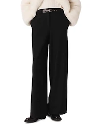 Maje Wide Leg Suit Pants
