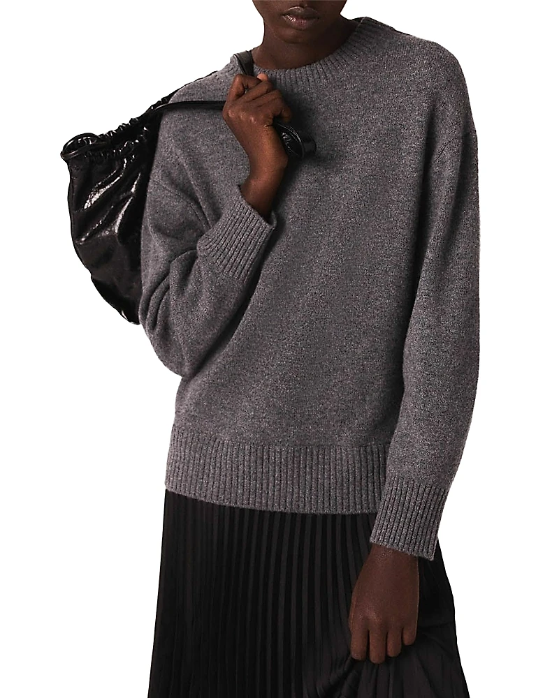 Maje Ridola Mixed Media Dress