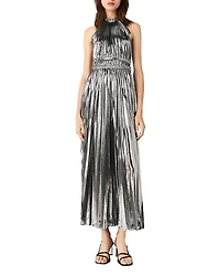 Maje Pleated Maxi Dress