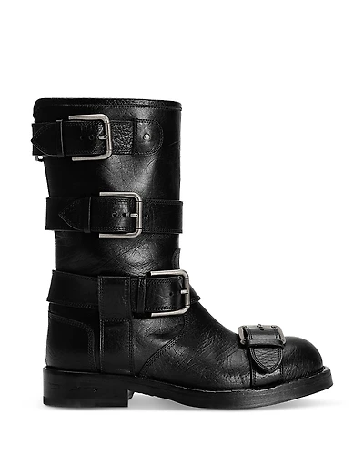 Dolce & Gabbana Women's Short Buckled Boots