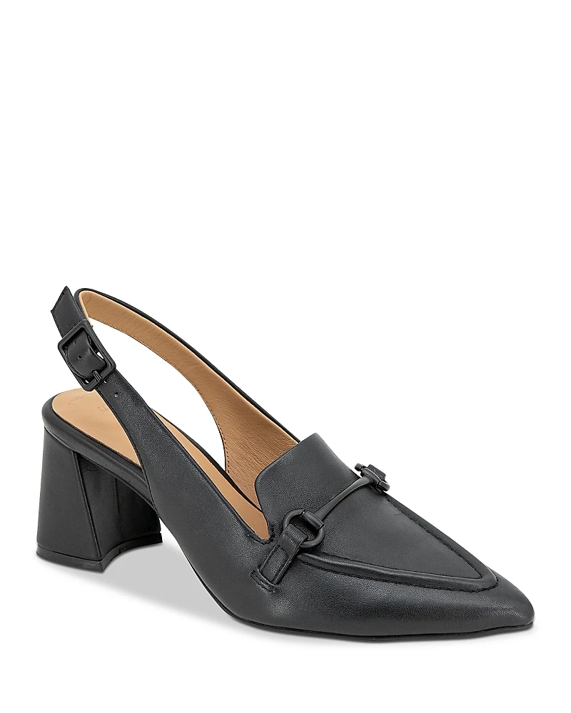Gentle Souls by Kenneth Cole Women's Dawson Leather Slingback Pumps