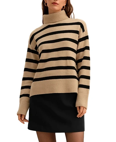 Lilysilk Tarra Stripe Sweater