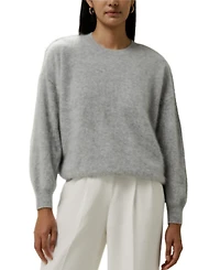 Lilysilk Brushed Cashmere Pullover Sweater