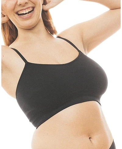 Brabar Soft Convertible Crop Top Halter Bralette