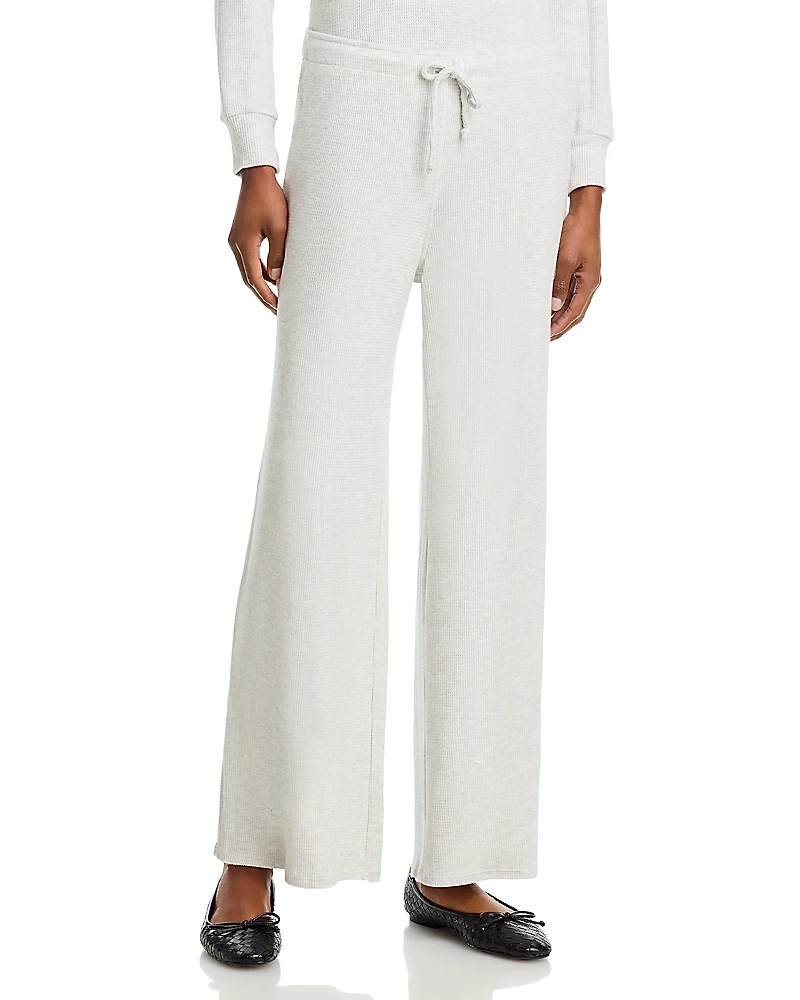 perfectwhitetee Madie Brushed Waffle Knit Pants