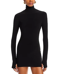 Norma Kamali Long Sleeve Turtleneck Pickleball Dress