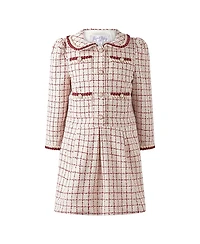 Rachel Riley Girls' Check Tweed Dress - Little Kid, Big Kid