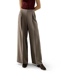 Lilysilk Stretch Silk Wide-Leg Pants