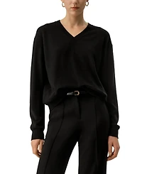 Lilysilk V-Neck Baby Cashmere Sweater