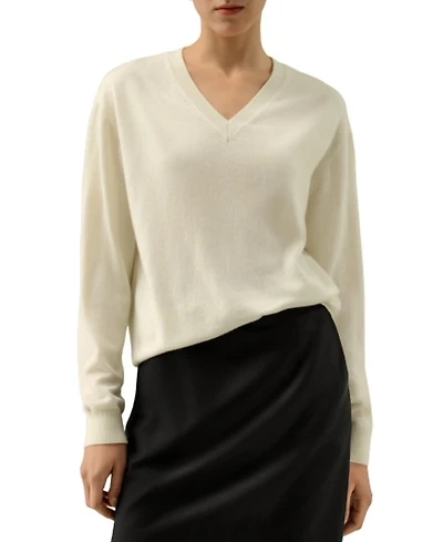 Lilysilk V-Neck Baby Cashmere Sweater