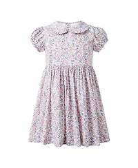 Rachel Riley Girls' Floral Frill Front Dress - Little Kid, Big Kid