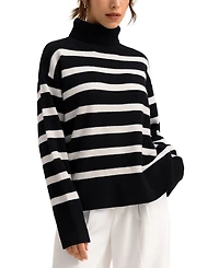 Lilysilk Tarra Stripe Sweater