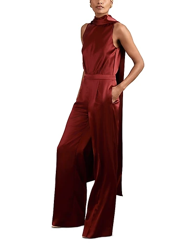 Reiss Petite Farah Occasion Capeback Jumpsuit