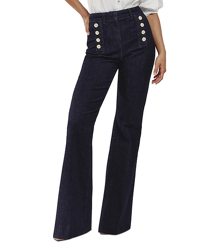 Reiss Athena High Rise Flare Leg Jeans