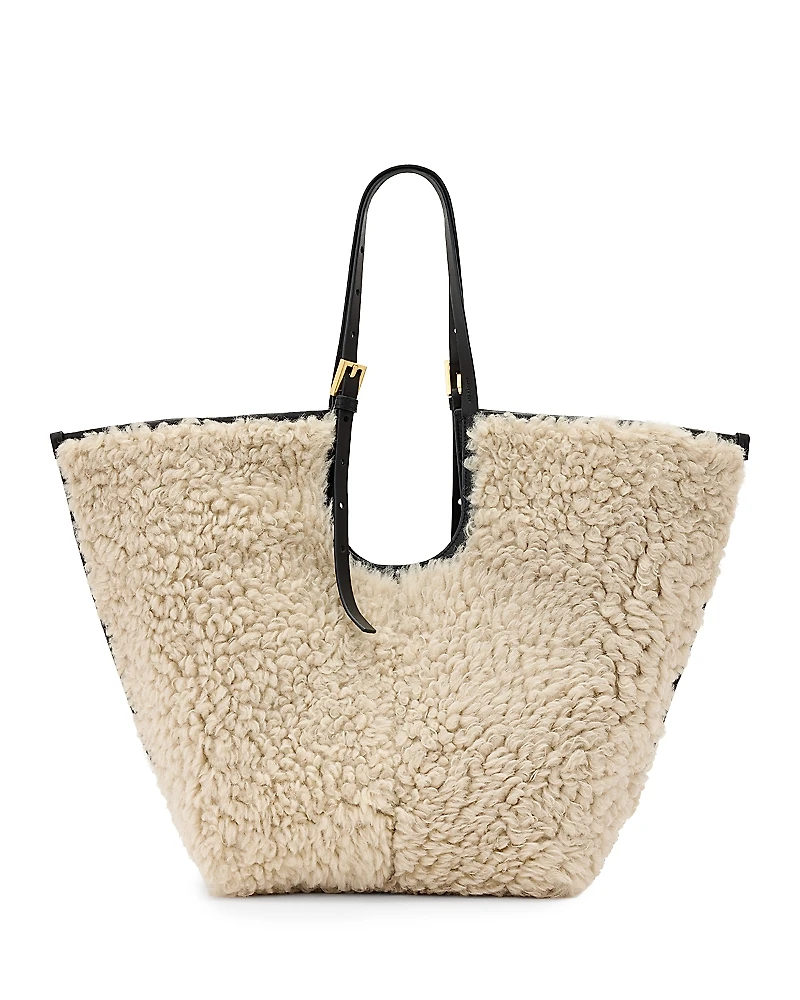 Allsaints Ara Shearling Tote