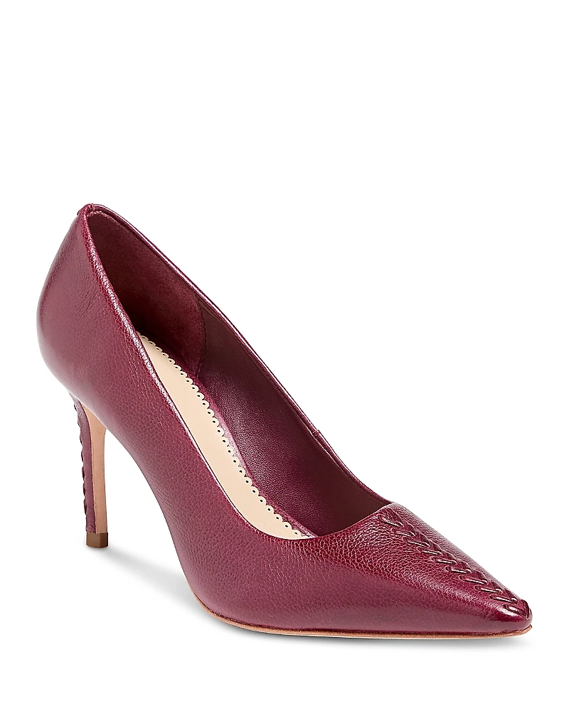Cinq a Sept Women's Giselle Whipstitch Leather Pumps