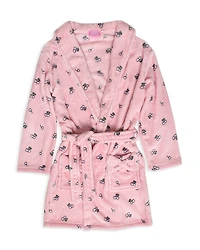 Omg Accessories Girls' Cherry Print Bath Robe - Big Kid