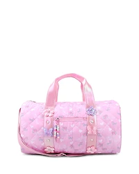 Omg Accessories Girls' Bow Quilted Large Duffel Bag
