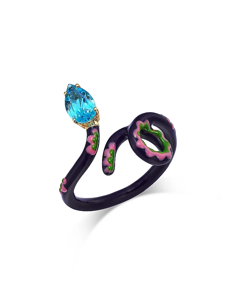 Bea Bongiasca Topaz Mixed Color Baby Vine Tendril Ring