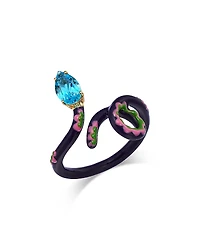 Bea Bongiasca Topaz Mixed Color Baby Vine Tendril Ring