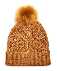 Ugg Cable Knit Pom Beanie