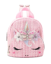 Omg Accessories Girls' Gwen Tweed Mini Backpack