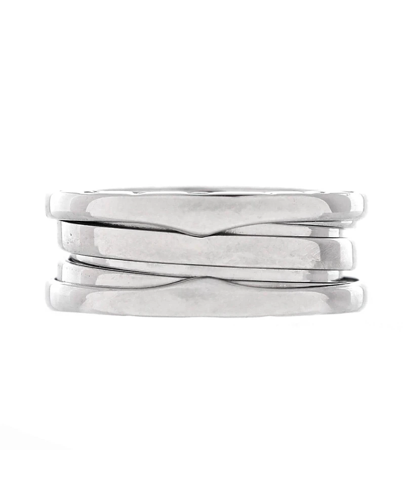 Pre-Owned Bvlgari B. Zero1 Two Band Ring 18K White Gold