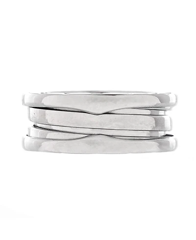 Pre-Owned Bvlgari B. Zero1 Two Band Ring 18K White Gold