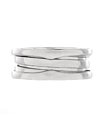 Pre-Owned Bvlgari B. Zero1 Two Band Ring 18K White Gold