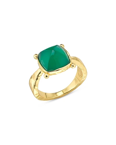 Capucine De Wulf Green Onyx Mystic Eye Gem Ring