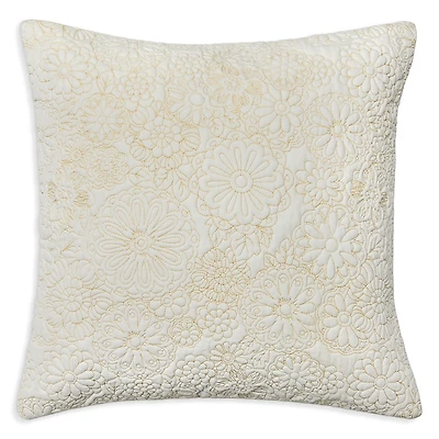 Scalamandre x Sferra Siberian Floral Velvet Decorative Pillow, 20 x 20