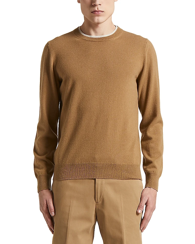 Peserico Crewneck Wool and Cashmere Sweater