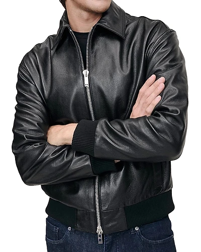 DL1961 Robb Leather Bomber Jacket