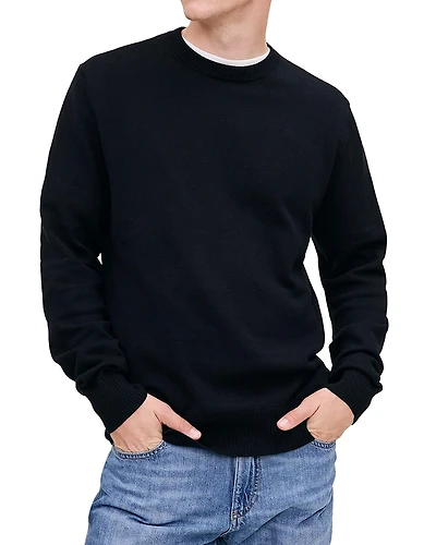 DL1961 Cotton & Cashmere Classic Crewneck Sweater