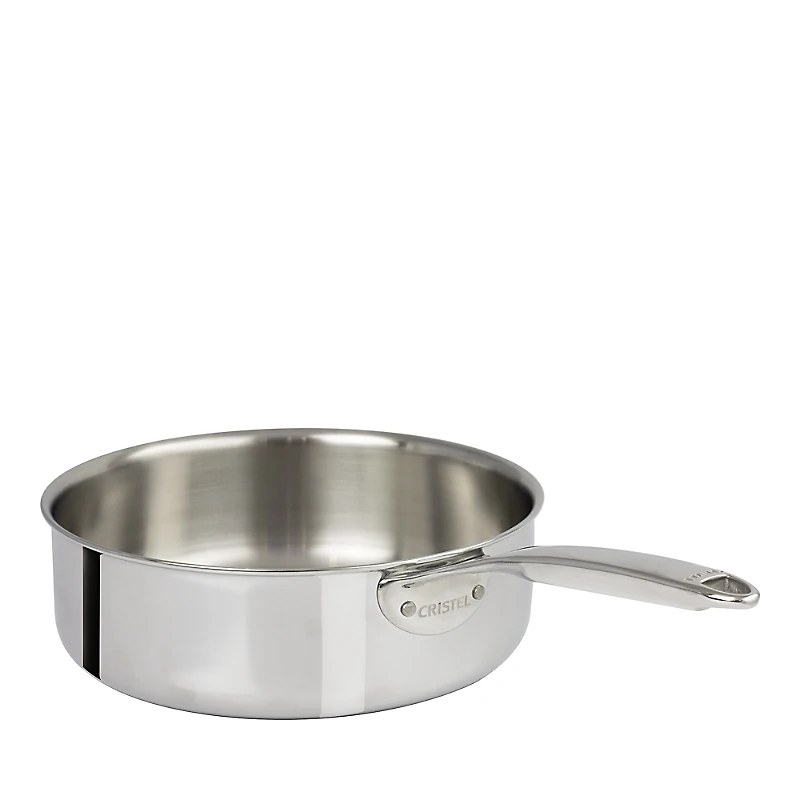 Cristel Castel Pro Ultraply Qt. Stainless Steel Saute Pan