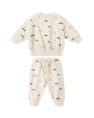 Quincy Mae Boys' Relaxed Fleece Sweatshirt & Pants Set - Baby