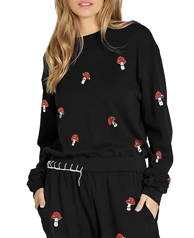 Lauren Moshi Spalding Mini Mushrooms Pullover