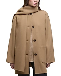 Barbour Clementine Double Faced Scarf Coat