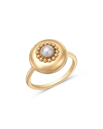Bloomingdales Fine Collection Freshwater Pearl Solitaire Ring