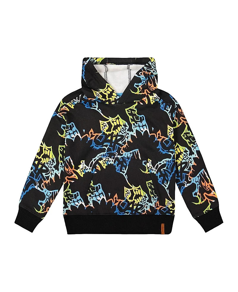 Deux par Boys' Printed Hooded Fleece Sweatshirt - Little Kid, Big Kid