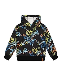 Deux par Boys' Printed Hooded Fleece Sweatshirt - Little Kid, Big Kid